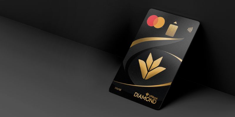 Thẻ tín dụng VPBank Diamond là sản phẩm thẻ ghi nợ màu đen cao cấp 